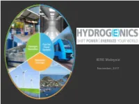 Hydrogenics Overview Power Systems 2012-04