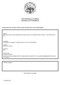 Multi-Hazard Risk Analysis Under Climate Change: West Africa Case Studies