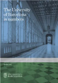 The University of Barcelona in Numbers