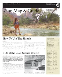 Zion Map & Guide