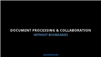 ONLYOFFICE. Document Processing and Collaboration Without