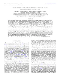 Orbits of Near-Earth Asteroid Triples 2001 Sn263 and 1994 Cc: Properties, Origin, and Evolution