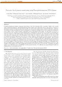 Pervasive Blood Pressure Monitoring Using Photoplethysmogram (PPG) Sensor