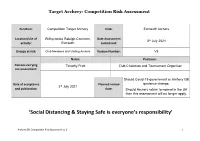 Risk Assessment