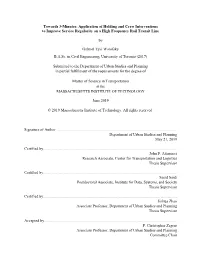 Application of Holding and Crew Interventions to Improve Service Regularity on a High Frequency Rail Transit Line