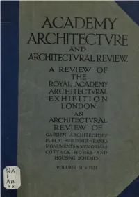 Academy Architectvre and Arch1tectvral Review