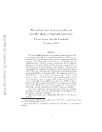 Arxiv:0803.2996V1 [Q-Fin.GN] 20 Mar 2008 JEL Classiﬁcation: A10, A12, B0, B40, B50, C69, C9, D5, D1, G1, G10-G14