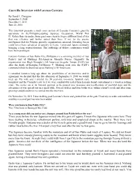 Guerrilla Interview with Lorenzo Cornista