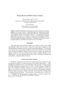 Recent Reefs and Shore Lines of Guam 1