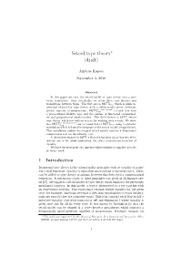 Setoid Type Theory (Draft)