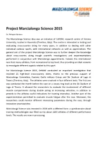 Marcialonga Science Projetc 2015-ENG