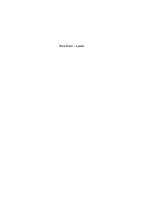 Mark Fisher – K-Punk