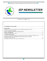Iep Newsletter