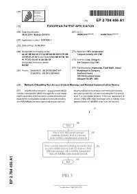 Method of Handling Non-Access Stratum Message and Related Communication Device