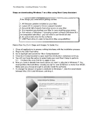 Steps on Downloading Windows 7 on a Mac Using Boot Camp Assistant: Here's How You Do It: Steps and Images to Guide You 1. Clos