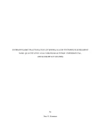 Hydrodynamic Fractionation of Minerals and Textures in Submarine Fans: Quantitative Analysis from Outcrop, Experimental, and Subsurface Studies
