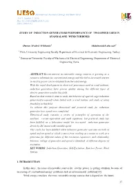 37 Study of Induction Generators Performance
