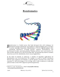 Bioinformatics