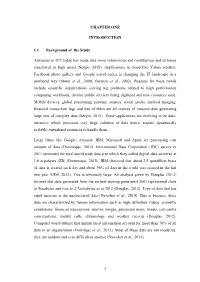 CHAPTER ONE INTRODUCTION 1.1 Background of the Study Advances