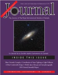 JRASC October 2010, Low Resolution (PDF)