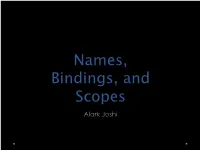 Names and Binding