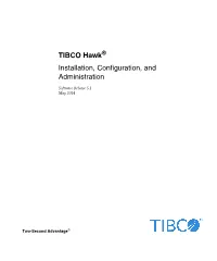 TIBCO Hawk Installation, Configuration, and Administration Iv | Contents