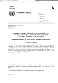General Assembly Distr