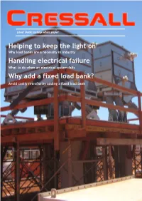 Load Bank Testing White Paper