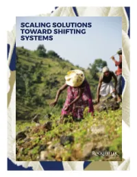 Scaling Solutions Toward Shifting Systems Index