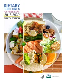 2015-2020 Dietary Guidelines for Americans — Page I 2015-2020 Dietary Guidelines for Americans — I Chapter 2