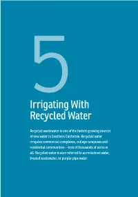 5Irrigating with Recycled Water