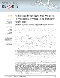 An Extended Phenacene-Type Molecule