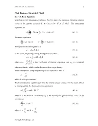 Ch4: Basics of Stratified Fluid ∂