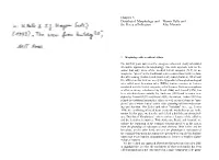 Chapter 3 Distributed Morphology and the Pieces of Inflection Morris Halle