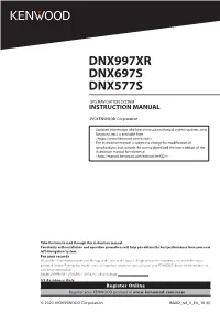 Dnx997xr Dnx697s Dnx577s