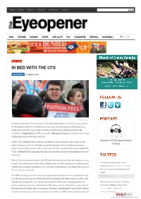 In Bed with the CFS | the Eyeopener