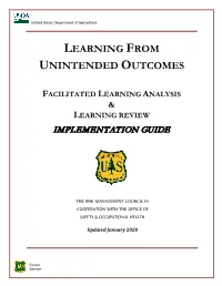 Learning from Unintended Outcomes