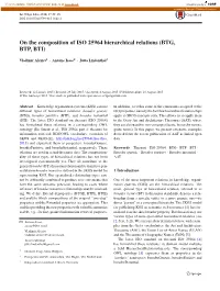 On the Composition of ISO 25964 Hierarchical Relations (BTG, BTP, BTI)