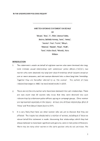 Opening Statement