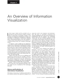 An Overview of Information Visualization