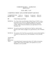 Bpc Community Center Task Force