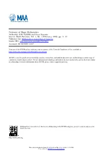 Professor of Magic Mathematics Author(S): DON ALBERS and Persi Diaconis Source: Math Horizons, Vol