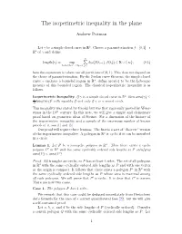 The Isoperimetric Inequality in the Plane