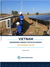 Vietnam Maximizing Finance for Development in the Energy Sector