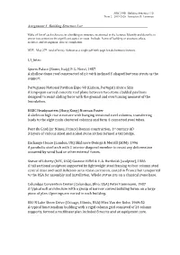 Assignment 5 Building Structure List L1 Intro Sports Palace