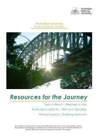 Australian Journey Resource Guide