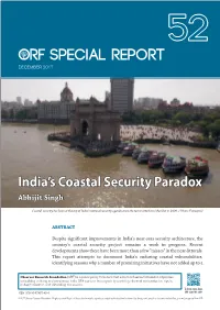 Coastal Security Paradox Abhijit Singh