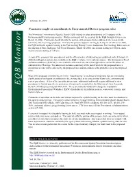EQB Monitor Procedures in Limited Specific Circumstances; This Primarily Would Affect the Alternative Urban Areawide Review (AUAR) Process at Part 4410.3610