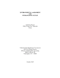 Gonzales Project FERC Project No