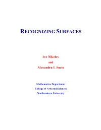 Recognizing Surfaces